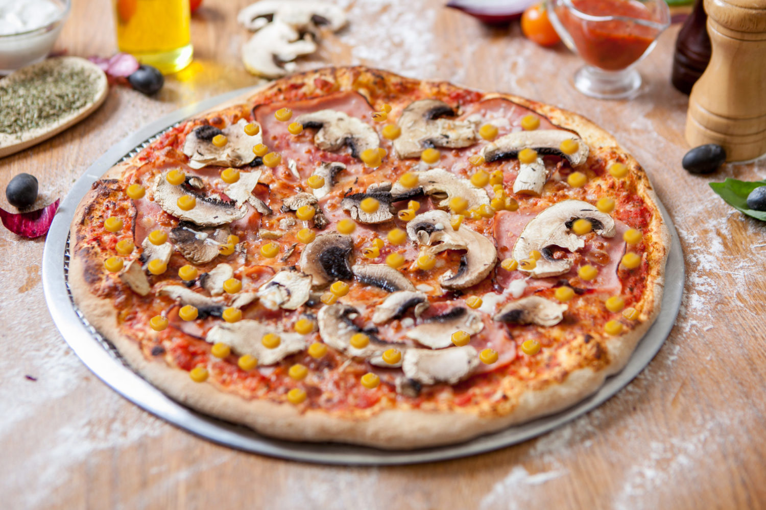 Pizza CALIFORNIA | Hello Pizza Satu Mare, pizza, paste, salate
